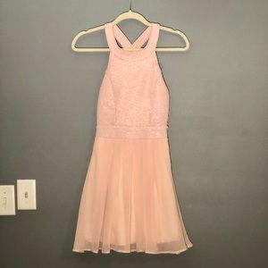 Cute Light Pink Homecoming Dress!